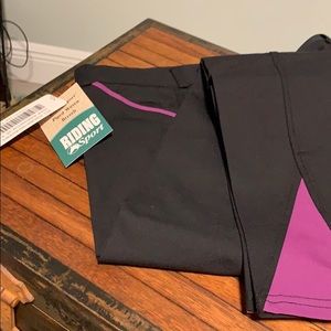 Riding sport piped woven breeches